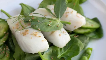 Dos de cabillaud avec Fruit d’Or ProActiv ®, poêlée de légumes
