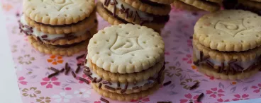 Whoopies au chocolat  blanc avec Prince®
