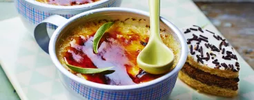 Crème brûlée à la verveine avec Napolitain®