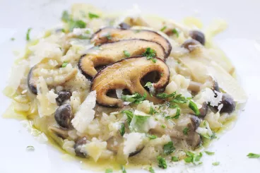Le risotto aux champignons