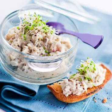 Rillettes de maquereau aux herbes fraîches