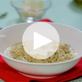 Risotto de quinoa au thym et romarin