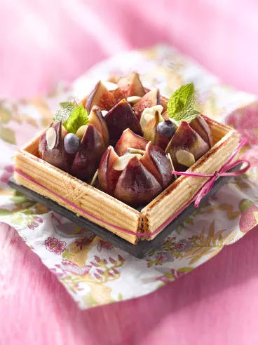 Petites cagettes de figues avec Paille d’Or®