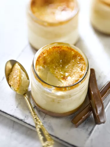 Crème caramel au Carambar® et à la fleur de sel