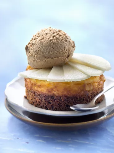Petits cheesecakes poire spéculoos, Carte d’Or® Caramel Fleur de Sel