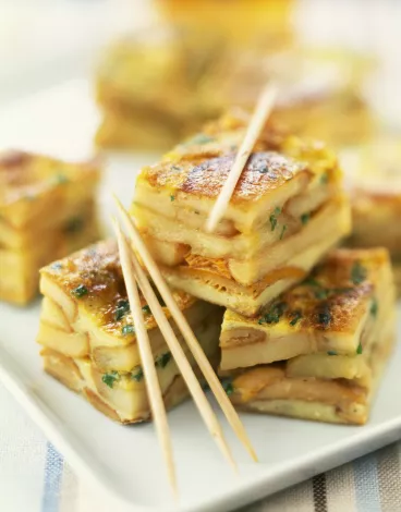 Tortillas de pommes de terre aux girolles
