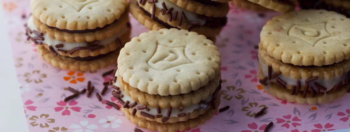 Whoopies au chocolat  blanc avec Prince®