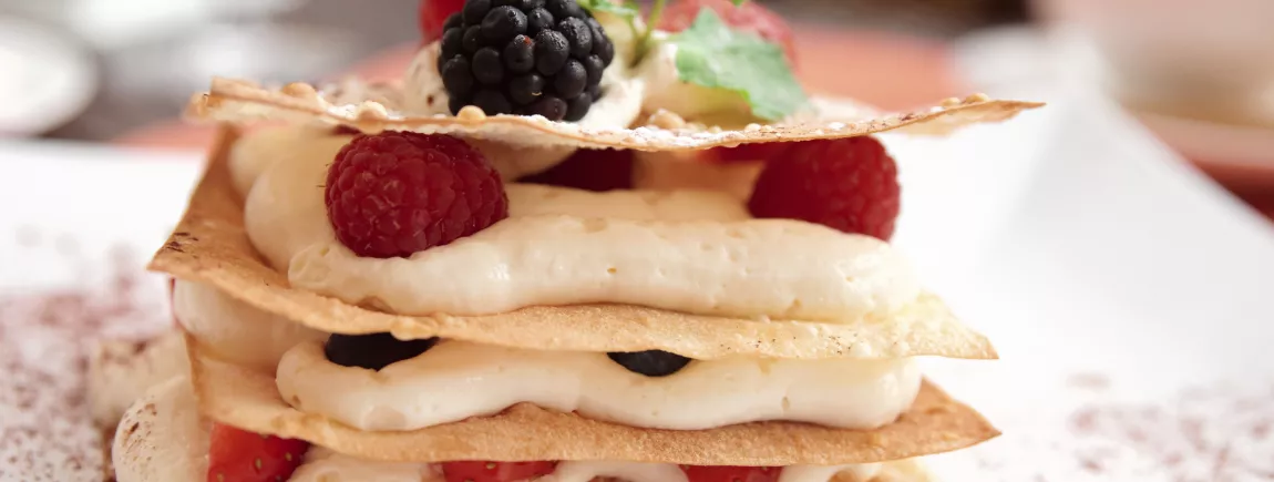 Le millefeuille de l'entrée au dessert !