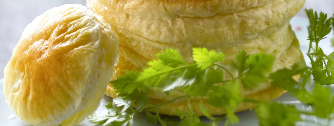 Bouchée à la reine safranée au saumon