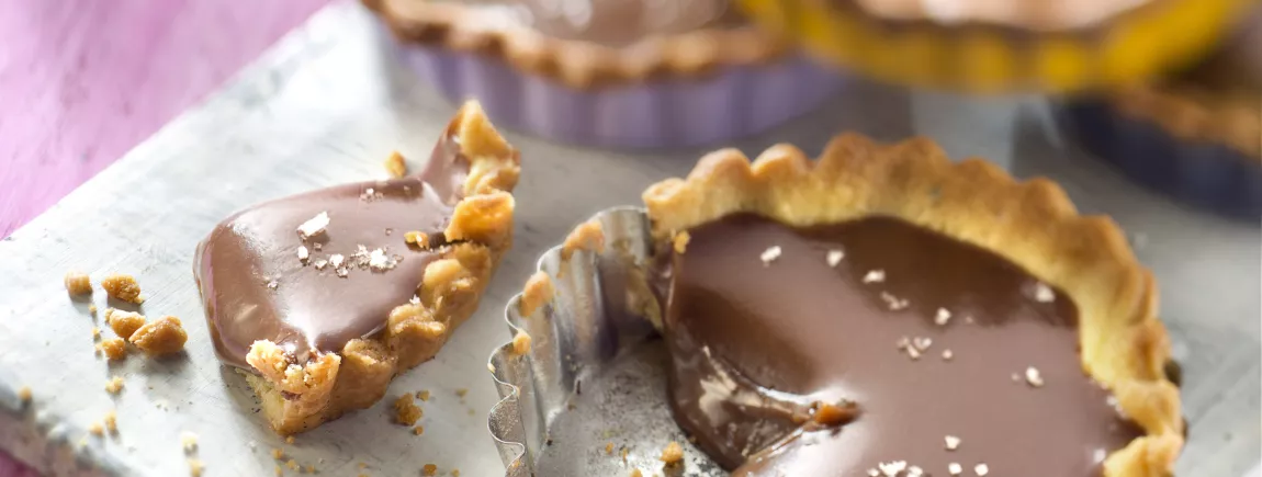 Tartelettes au Carambar® Caramel et à la fleur de sel