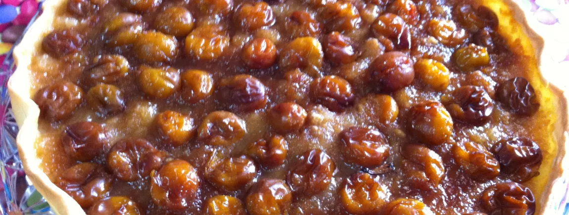 TARTE aux  MIRABELLES ET A LA CONFITURE